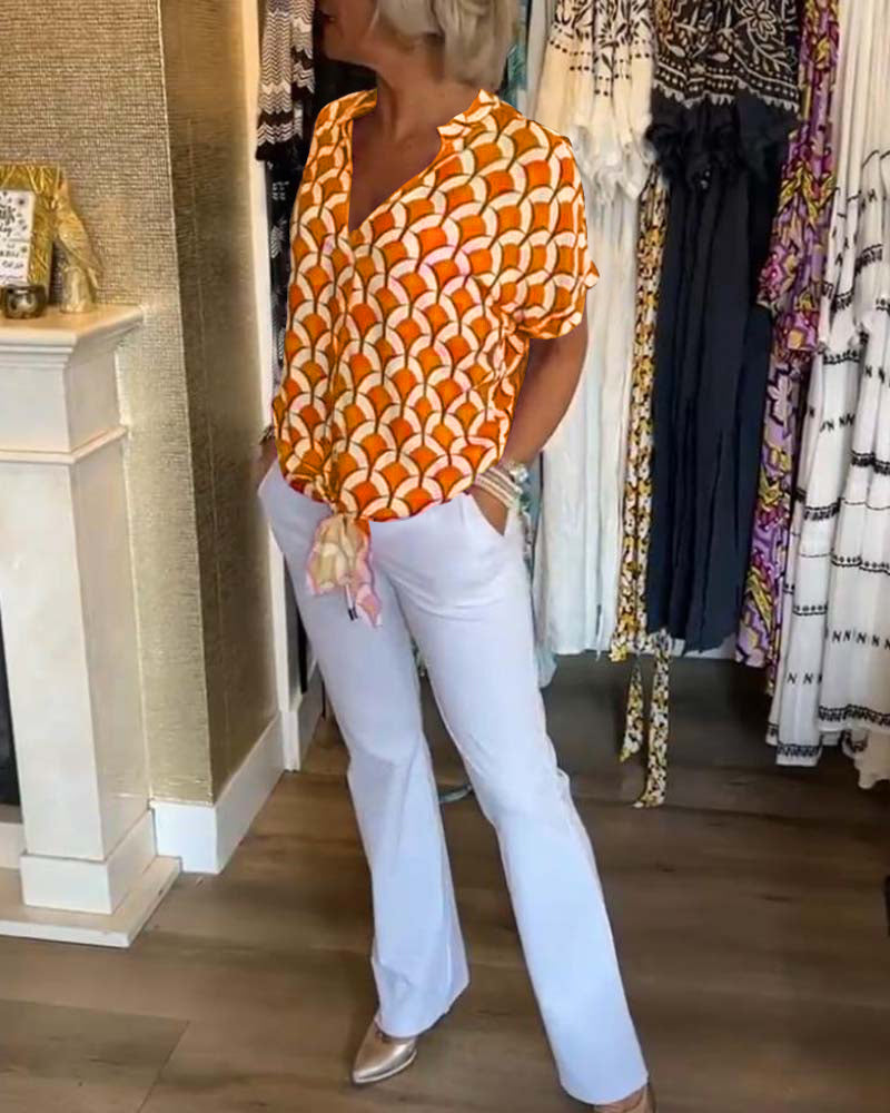 Effortless Chic Geometric Top