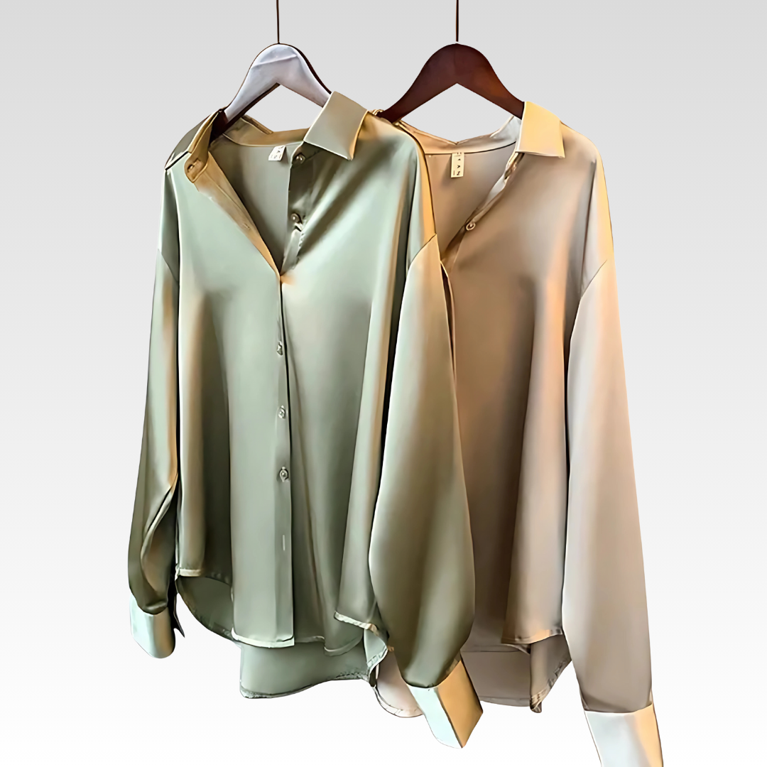 Elegant Satin Comfort Shirt