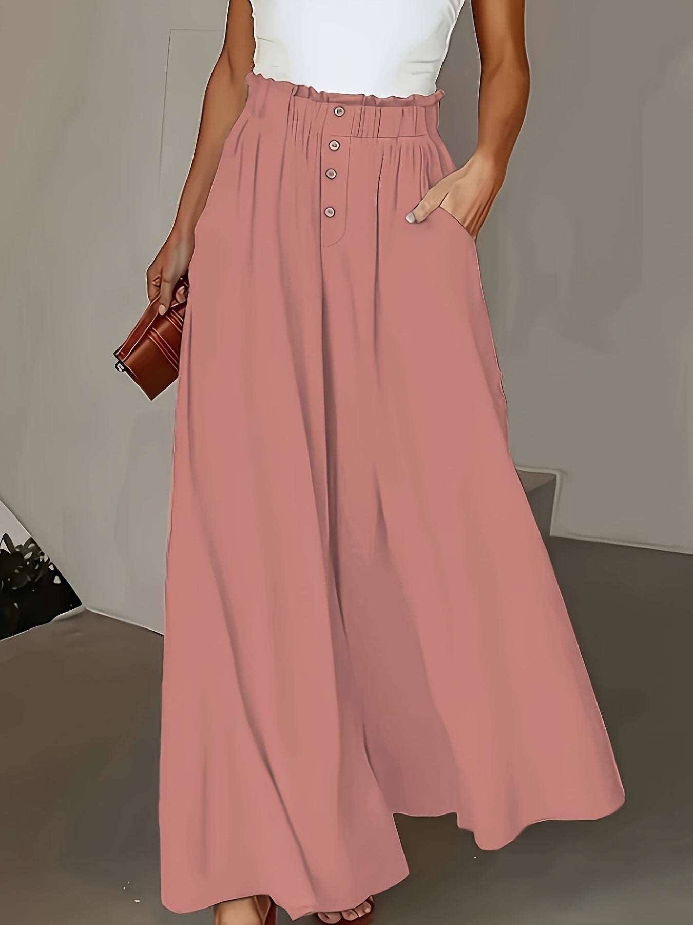 Flattering Wide-Leg Trousers