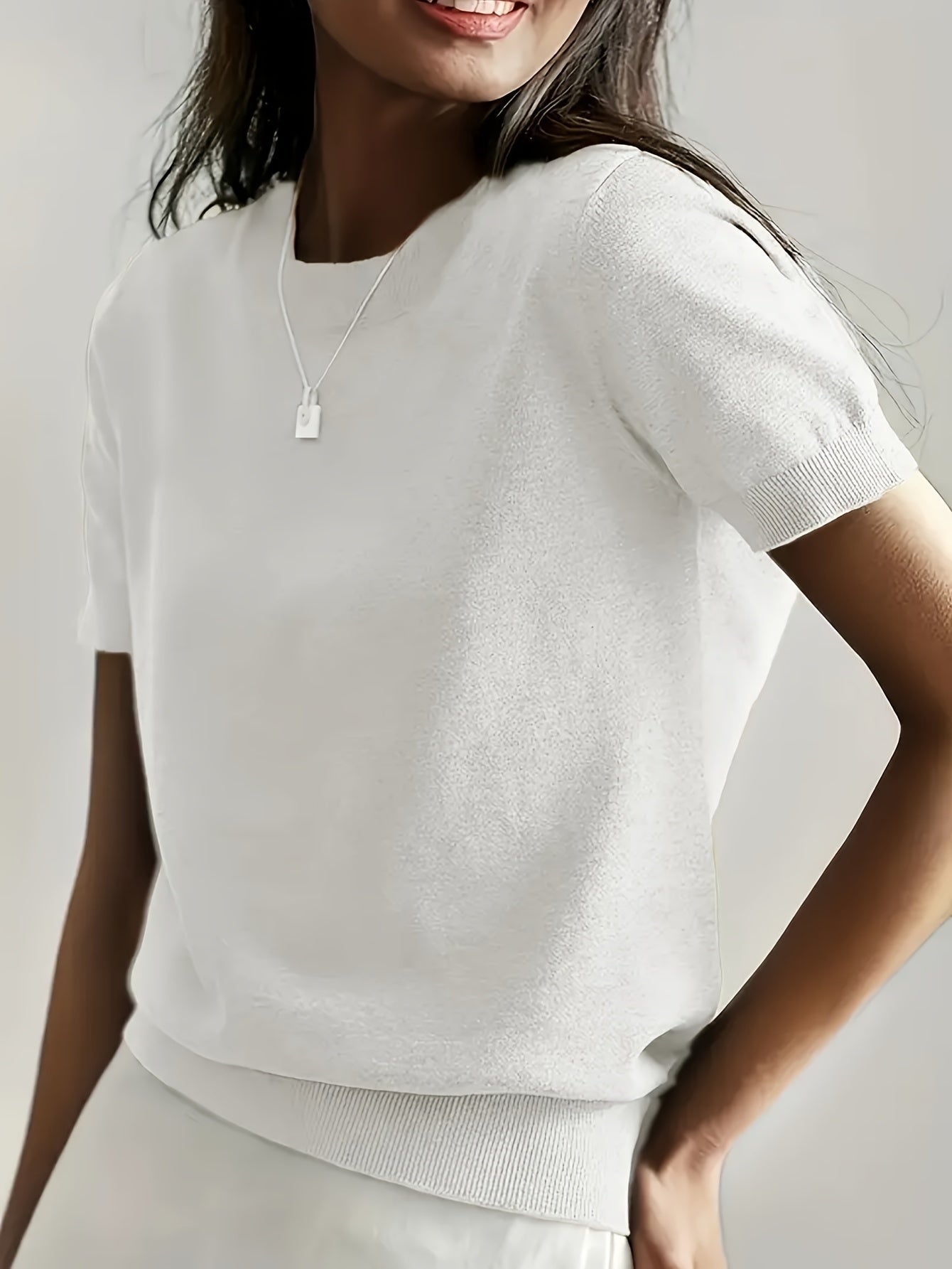 Flattering Cashmere-Blend Sweater