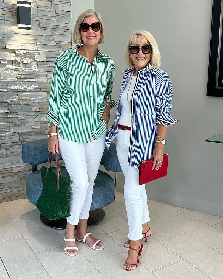 Versatile Striped Shirt for Effortless Style