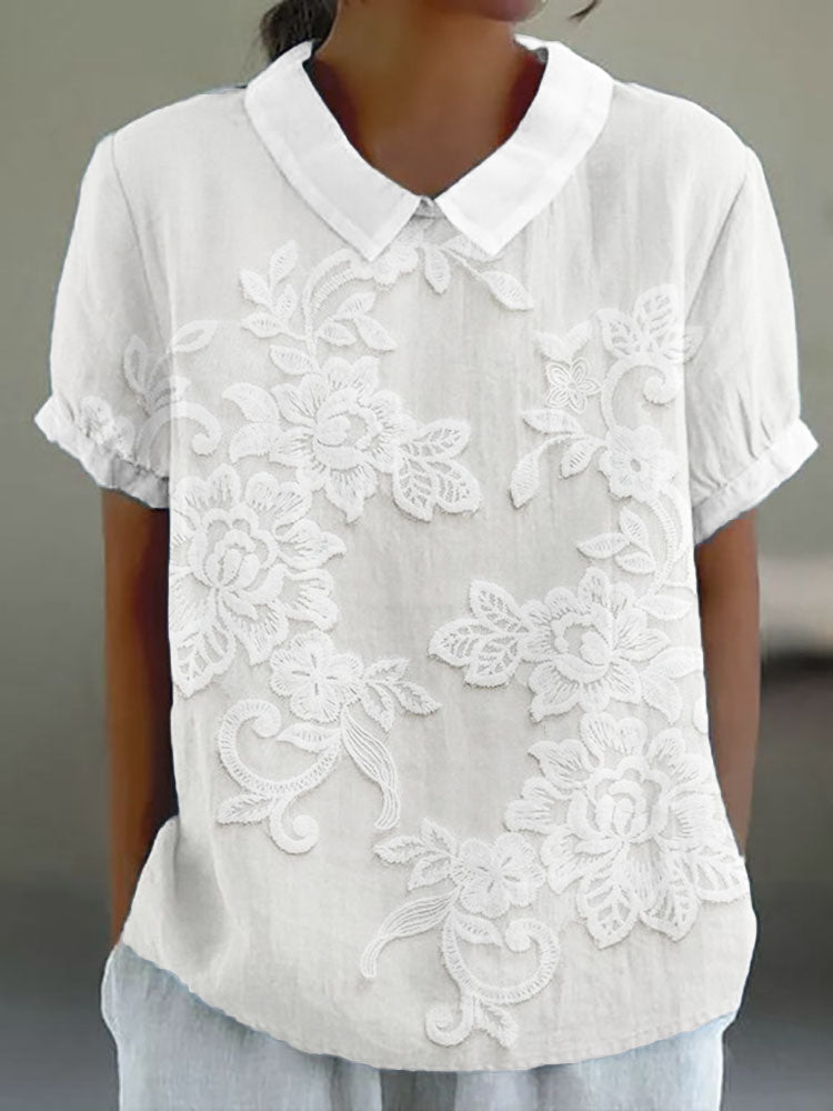 Effortless Vintage Floral Shirt