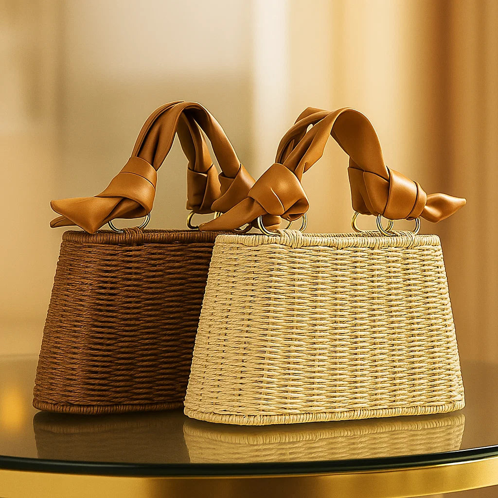 Roomy Silk-Lined Tote