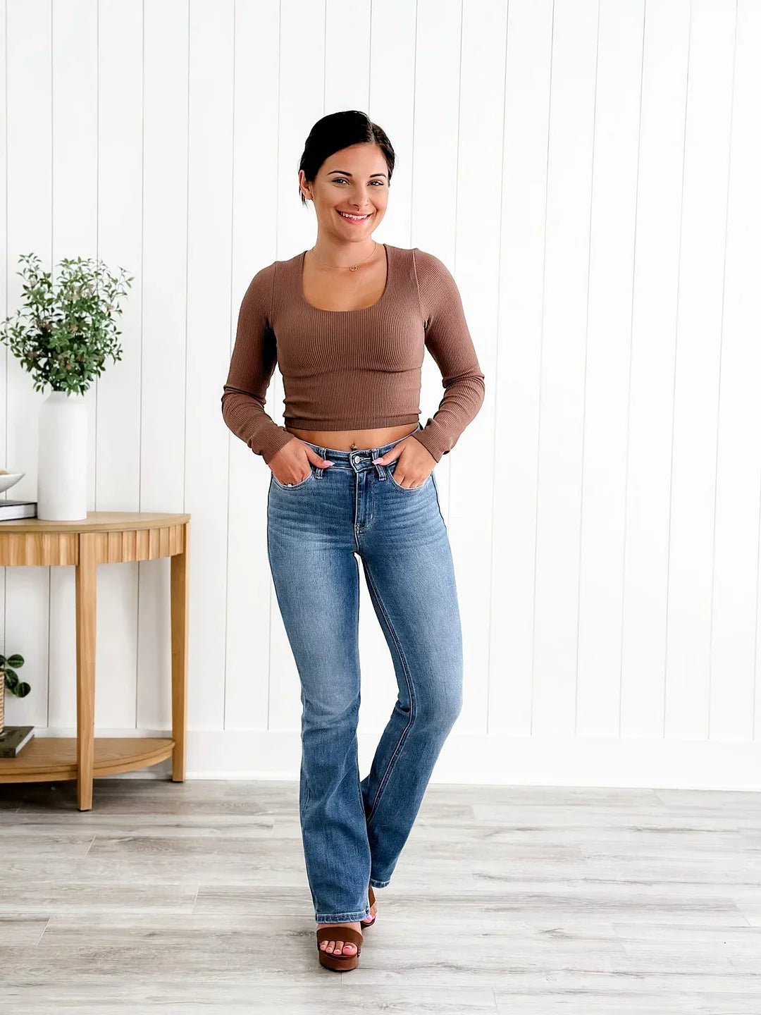 Booty-Lift Bootcut Jeans