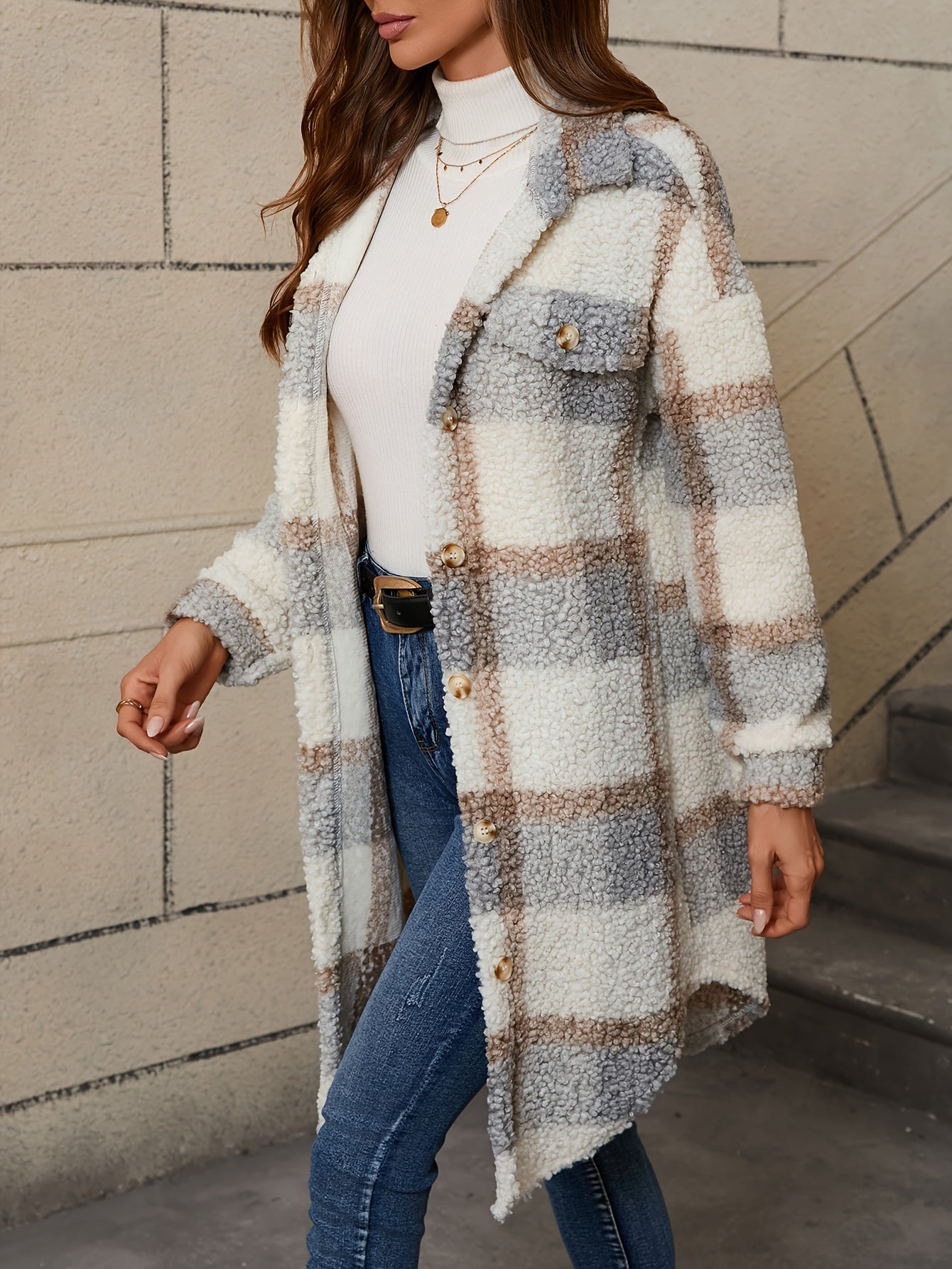 Polished Plaid Jacket