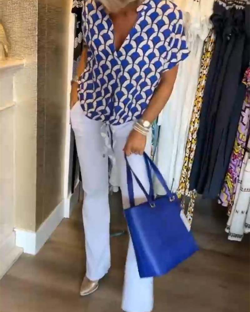 Effortless Chic Geometric Top
