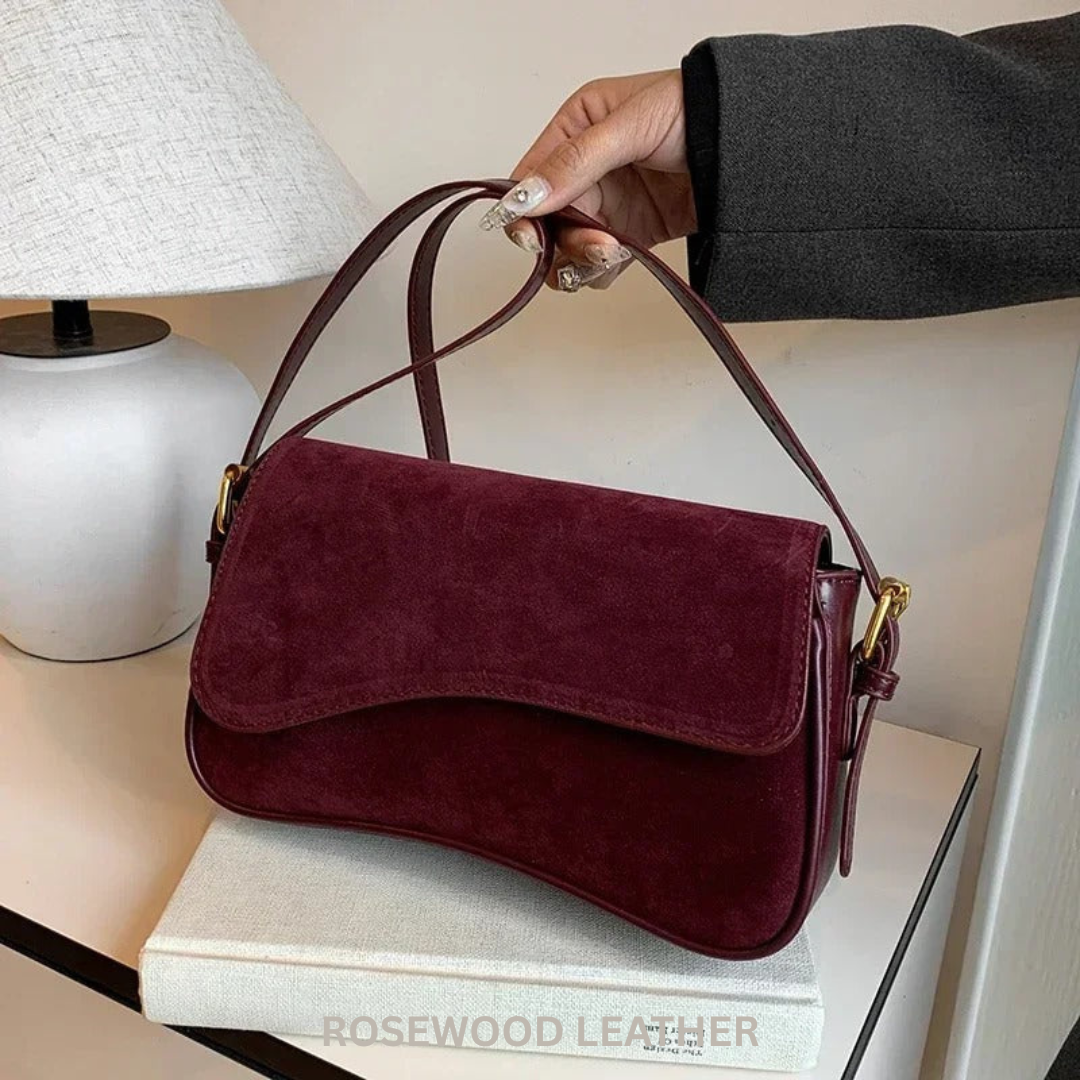 Suede-Luxe Shoulder Bag