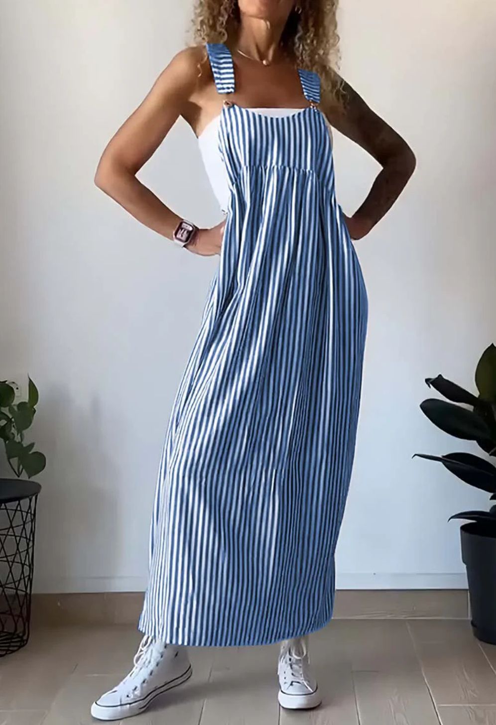 Airy Striped Maxi Comfort
