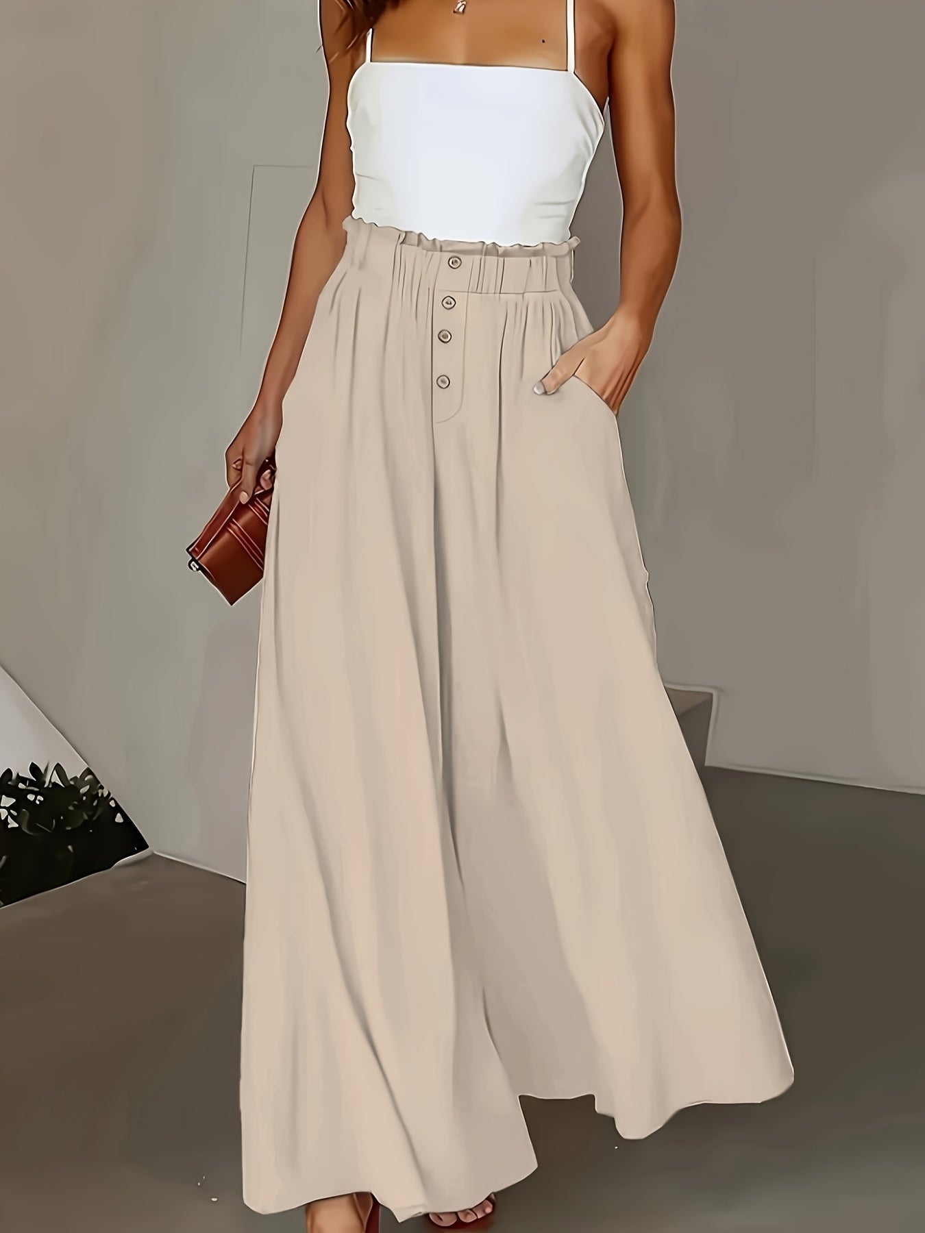 Flattering Wide-Leg Trousers