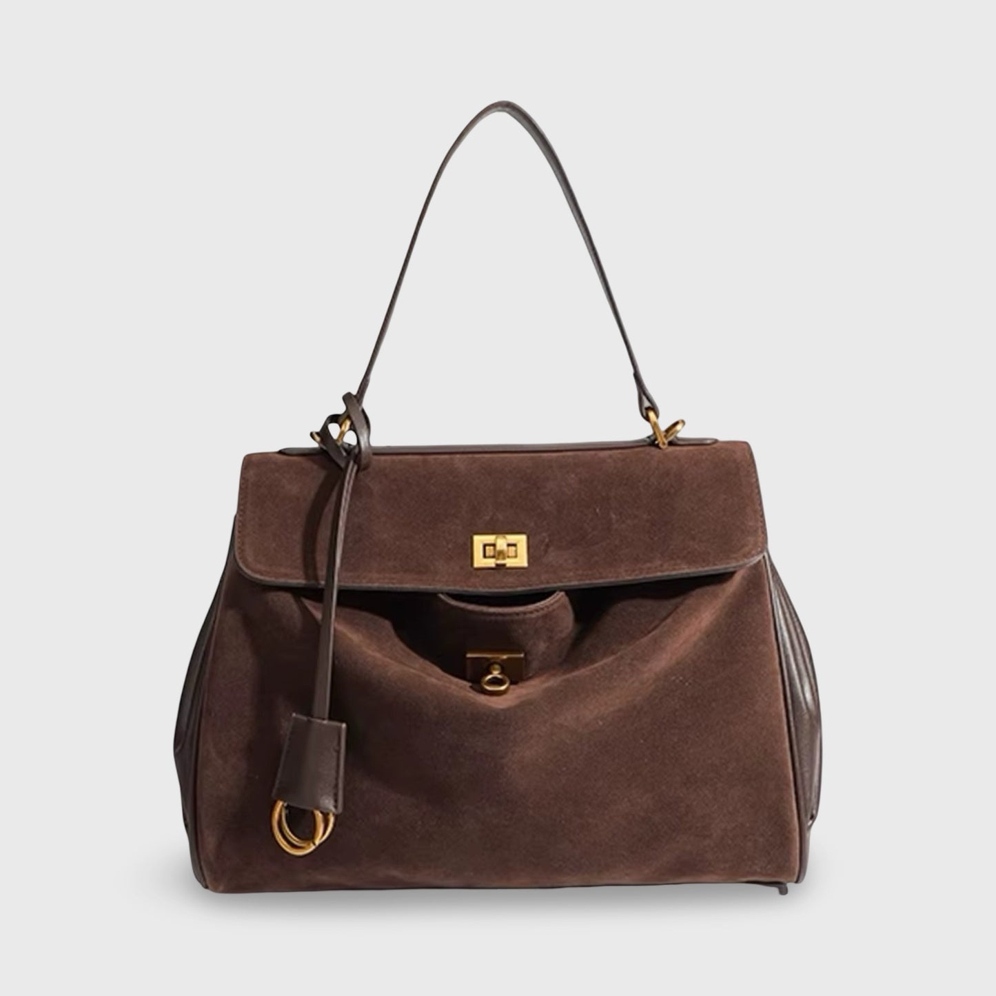 Convertible Gold-Trim Crossbody