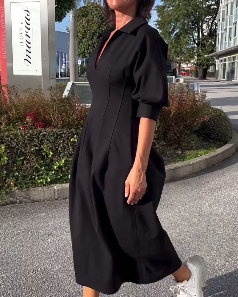 Elegant All-Day Comfort Dress