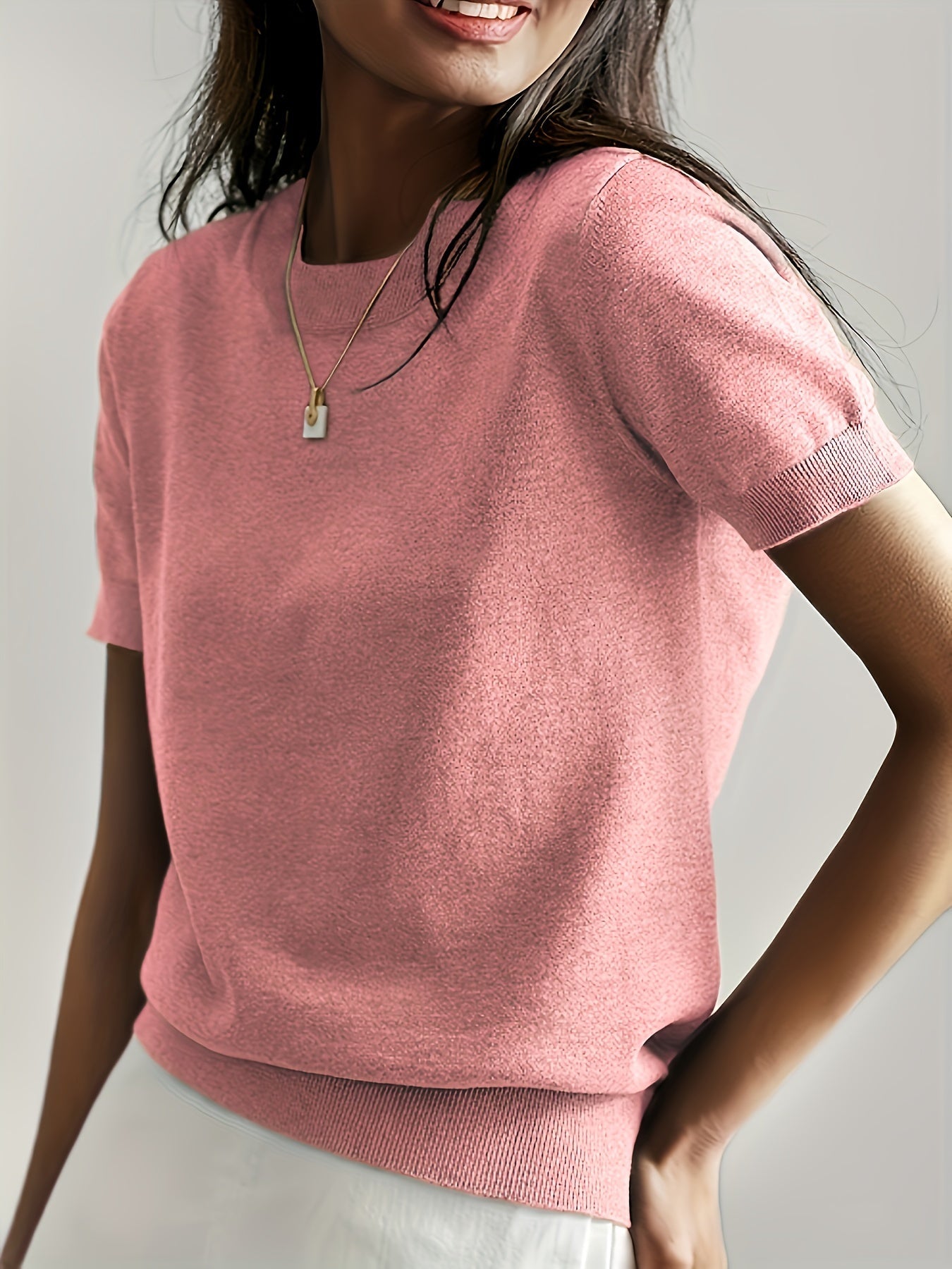 Flattering Cashmere-Blend Sweater