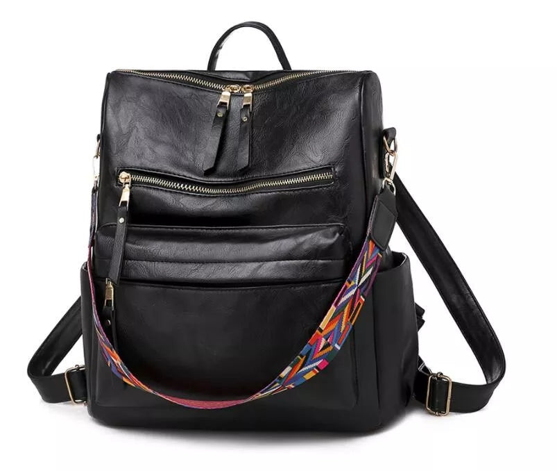 Premium Leather Backpack for Everyday Sophistication