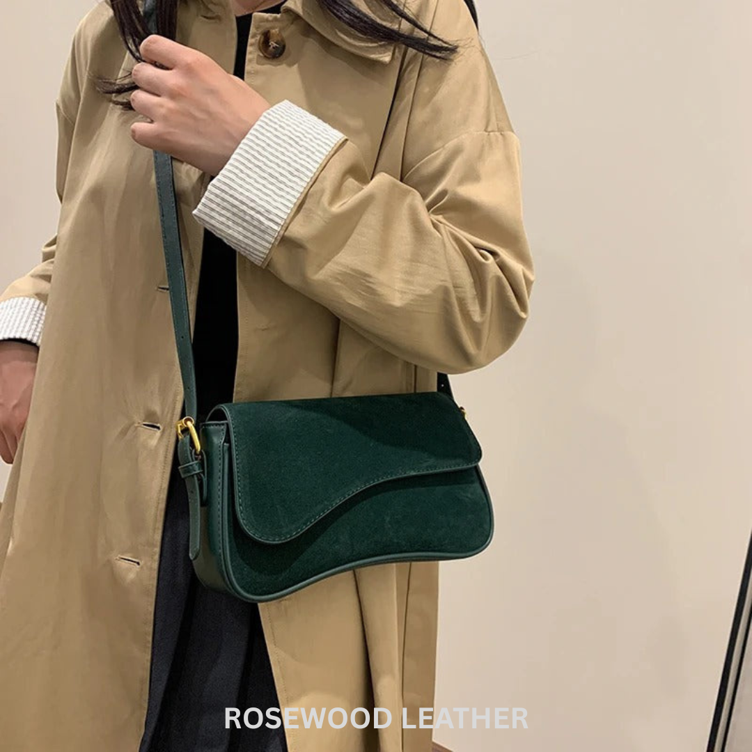 Suede-Luxe Shoulder Bag