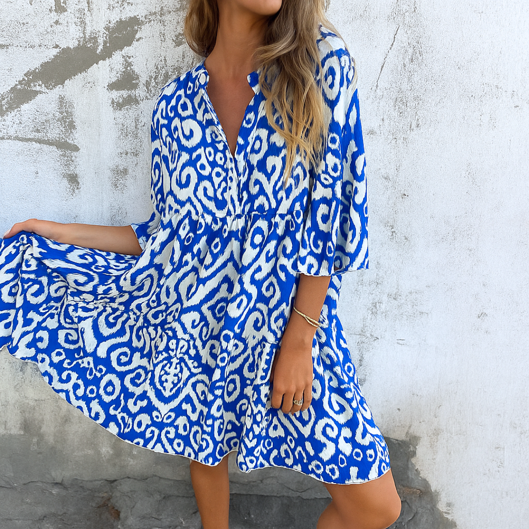 Effortless Elegance V-Neck Dress