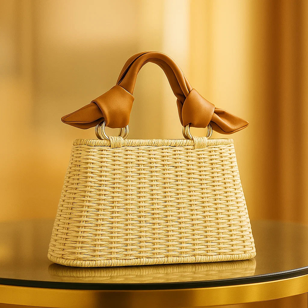 Roomy Silk-Lined Tote