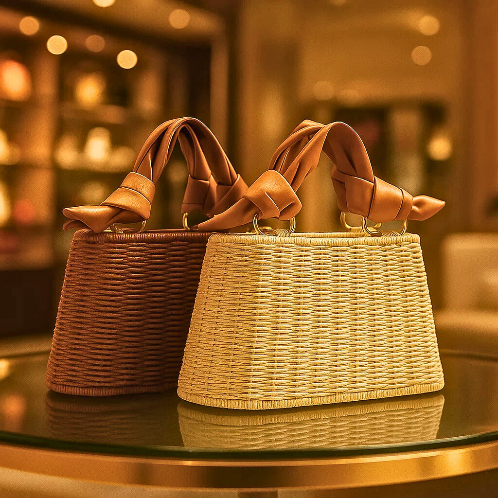 Roomy Silk-Lined Tote