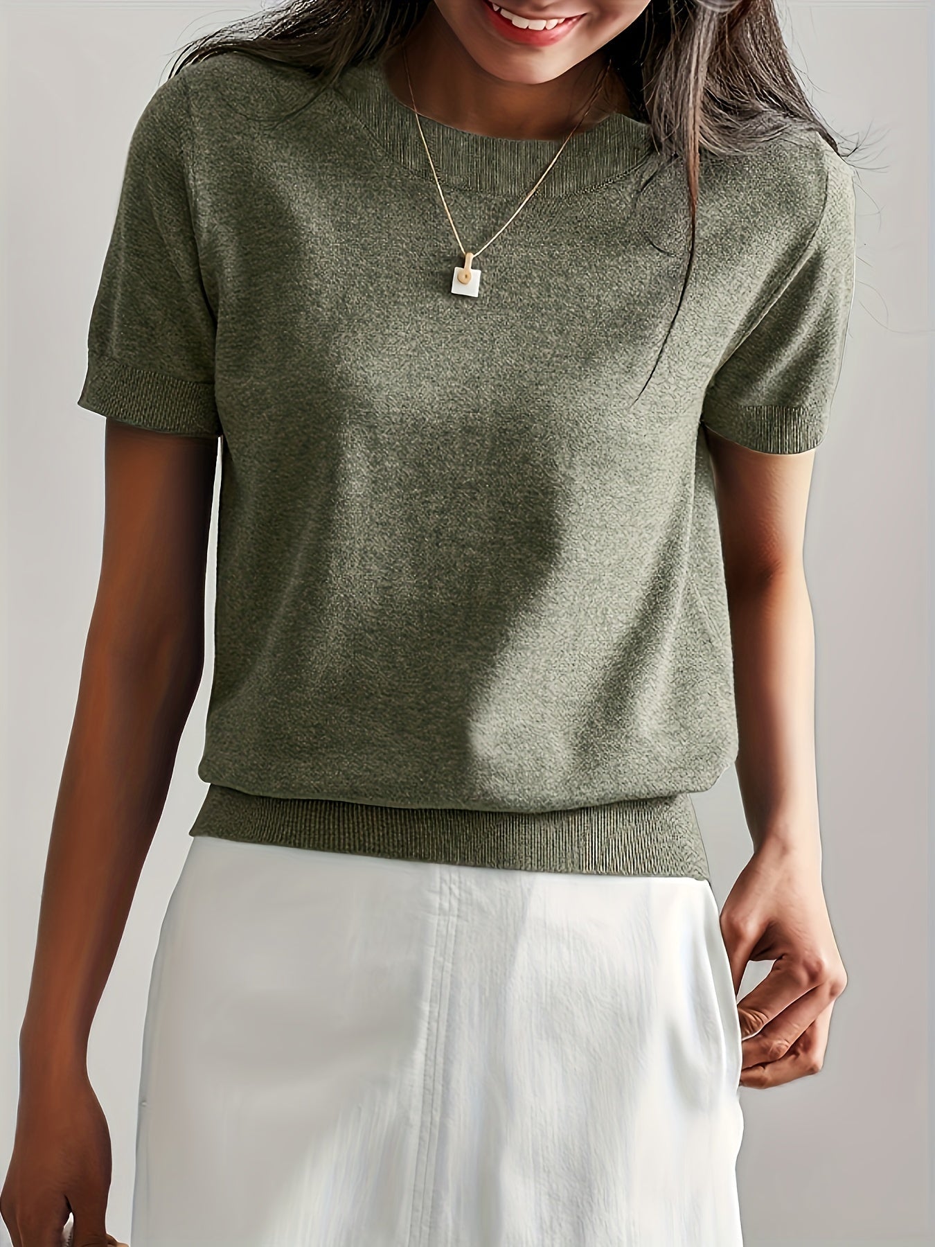 Flattering Cashmere-Blend Sweater