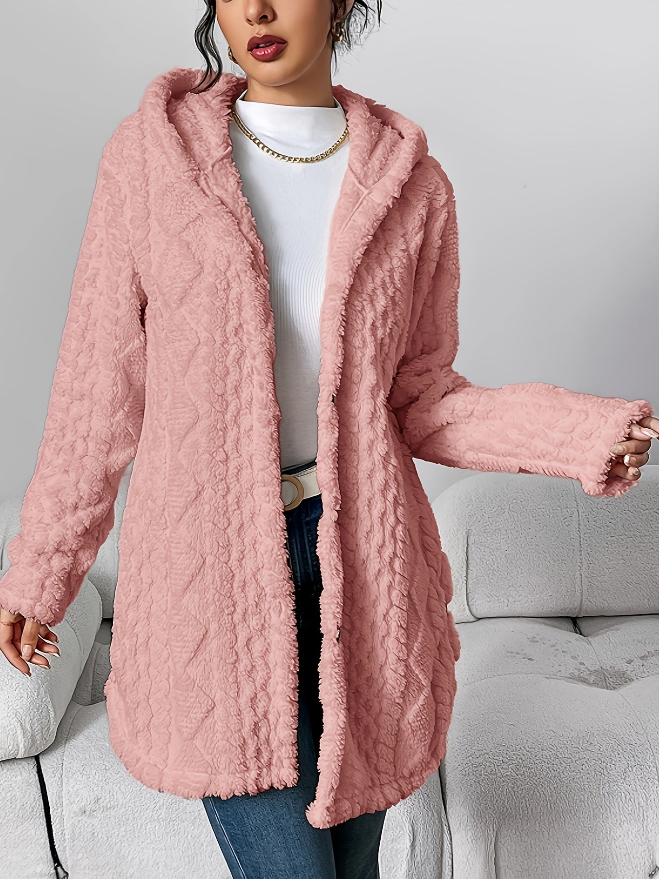 Cozy-Fleece Cardigan
