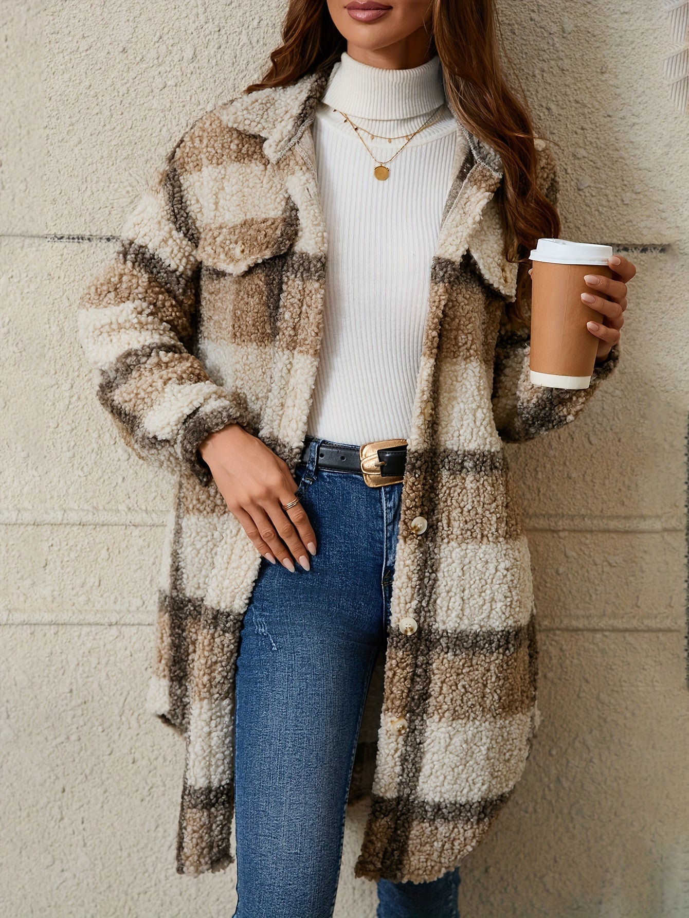Polished Plaid Jacket
