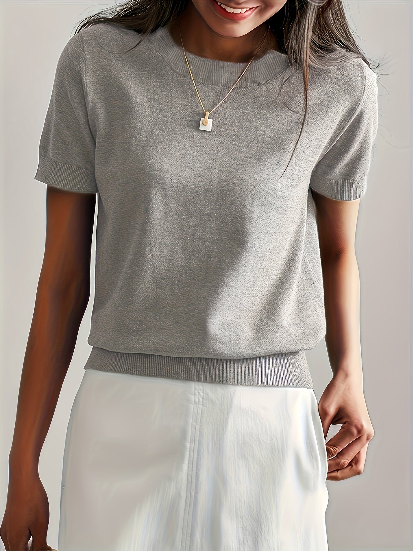Flattering Cashmere-Blend Sweater