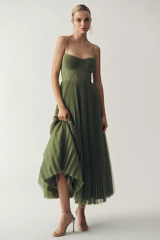 Romantic Plissé Dress