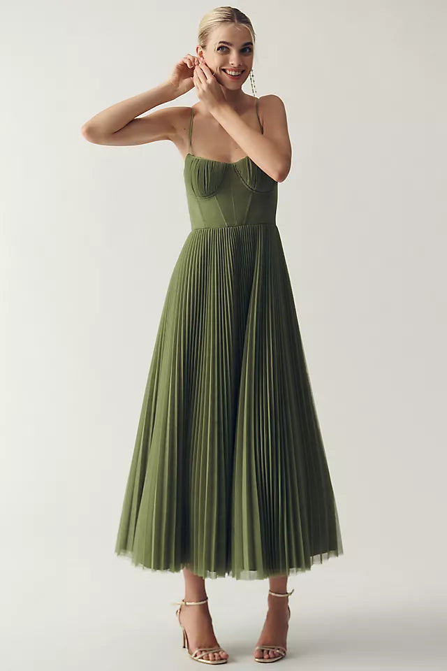 Romantic Plissé Dress