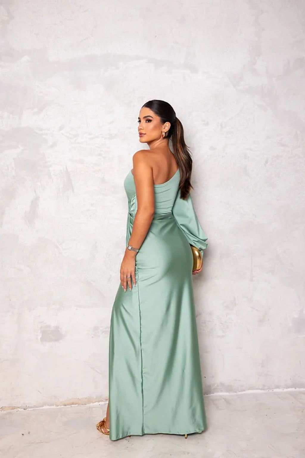 Alluring Satin Maxi for Elegant Evenings
