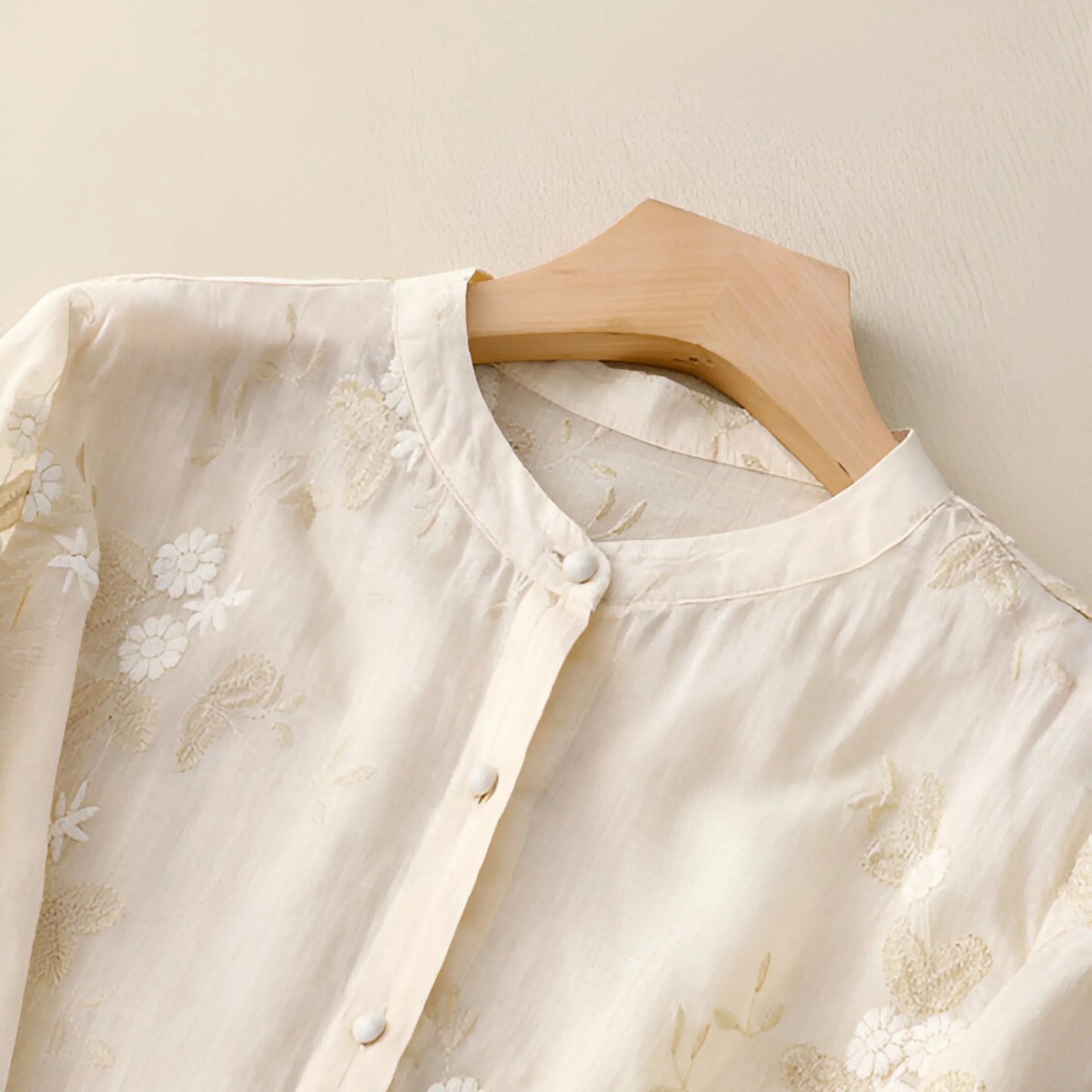 Embroidered Elegance Cotton Top