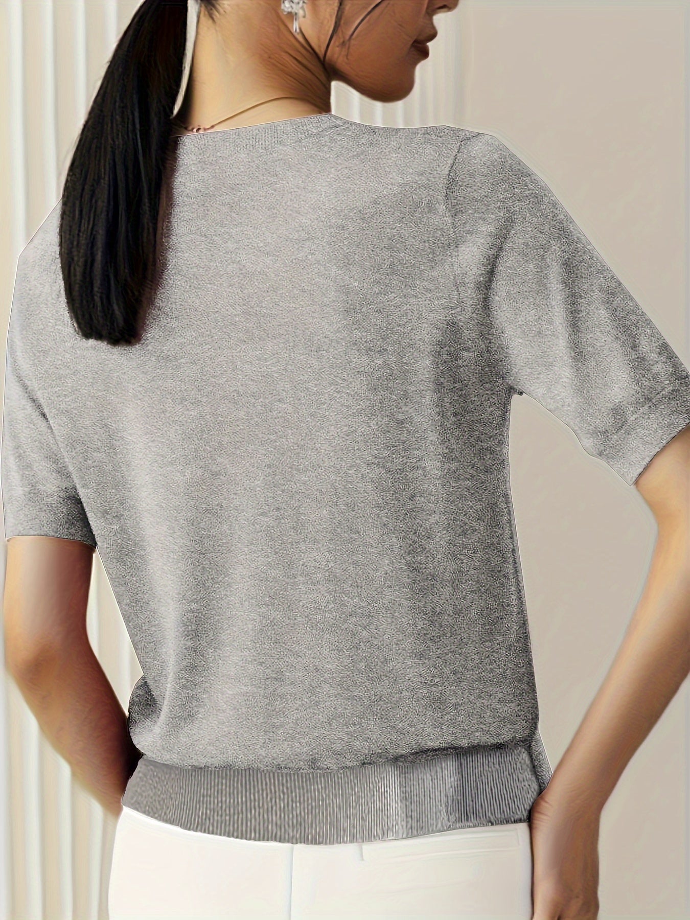 Flattering Cashmere-Blend Sweater
