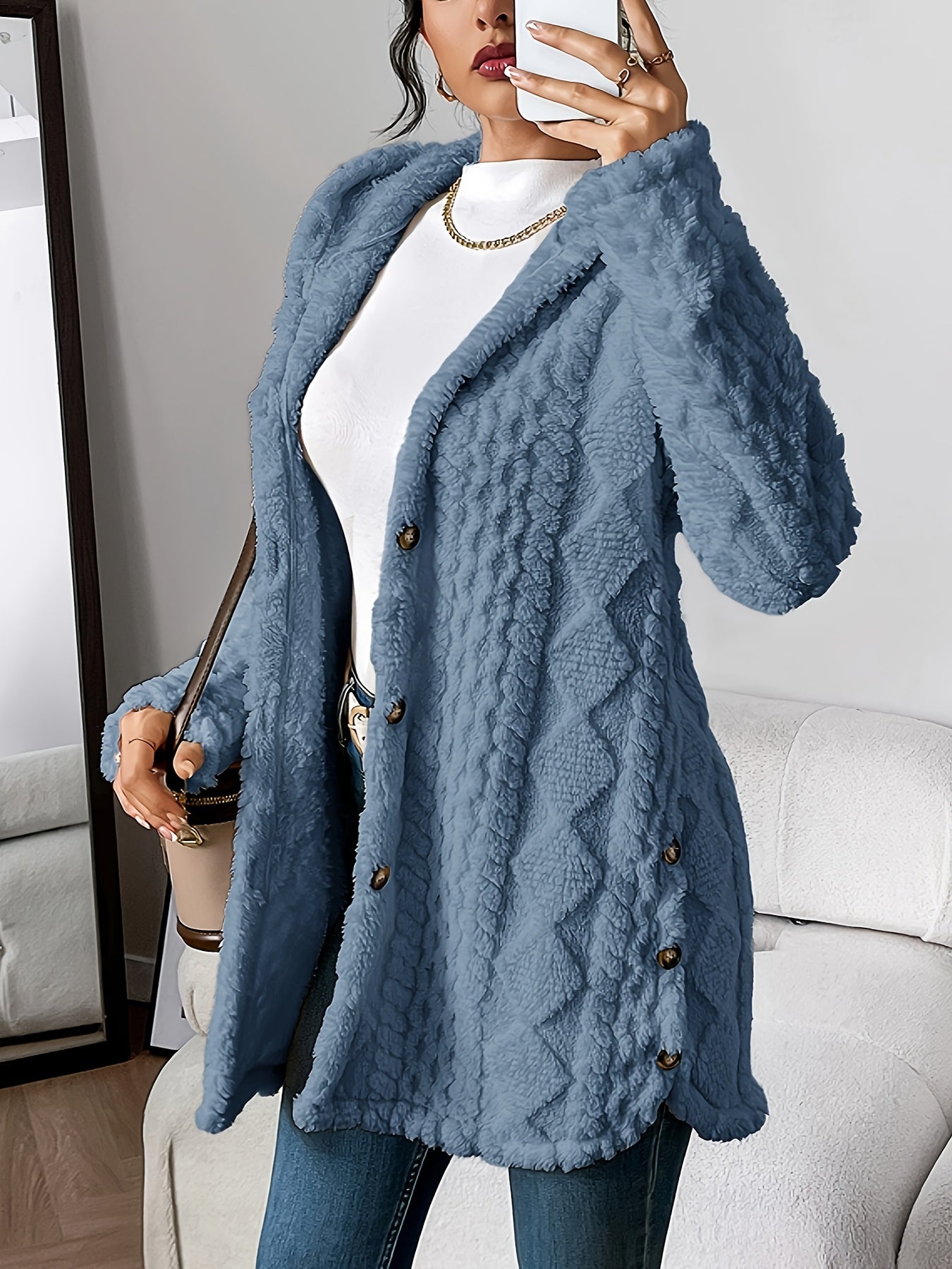 Cozy-Fleece Cardigan