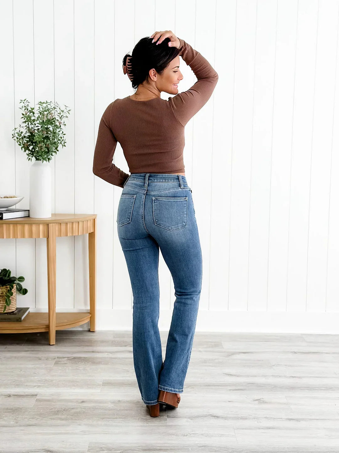 Booty-Lift Bootcut Jeans