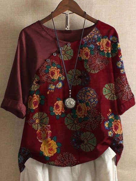 Effortless Floral Blouse for Summer
