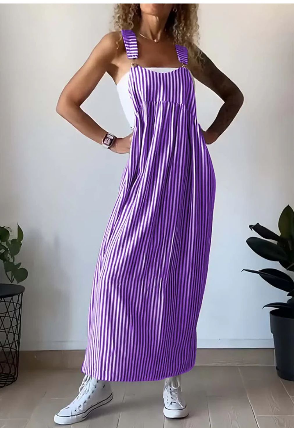 Airy Striped Maxi Comfort