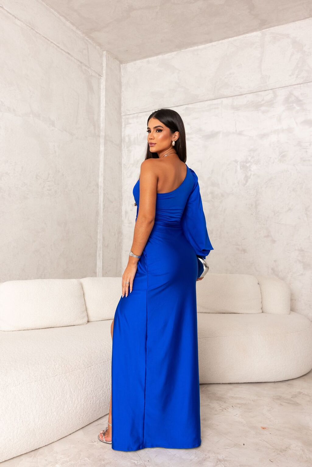 Alluring Satin Maxi for Elegant Evenings