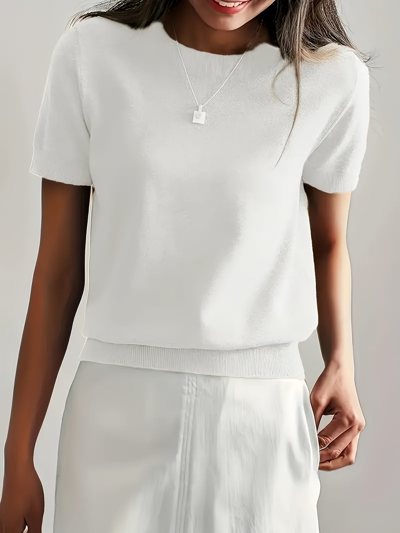 Flattering Cashmere-Blend Sweater