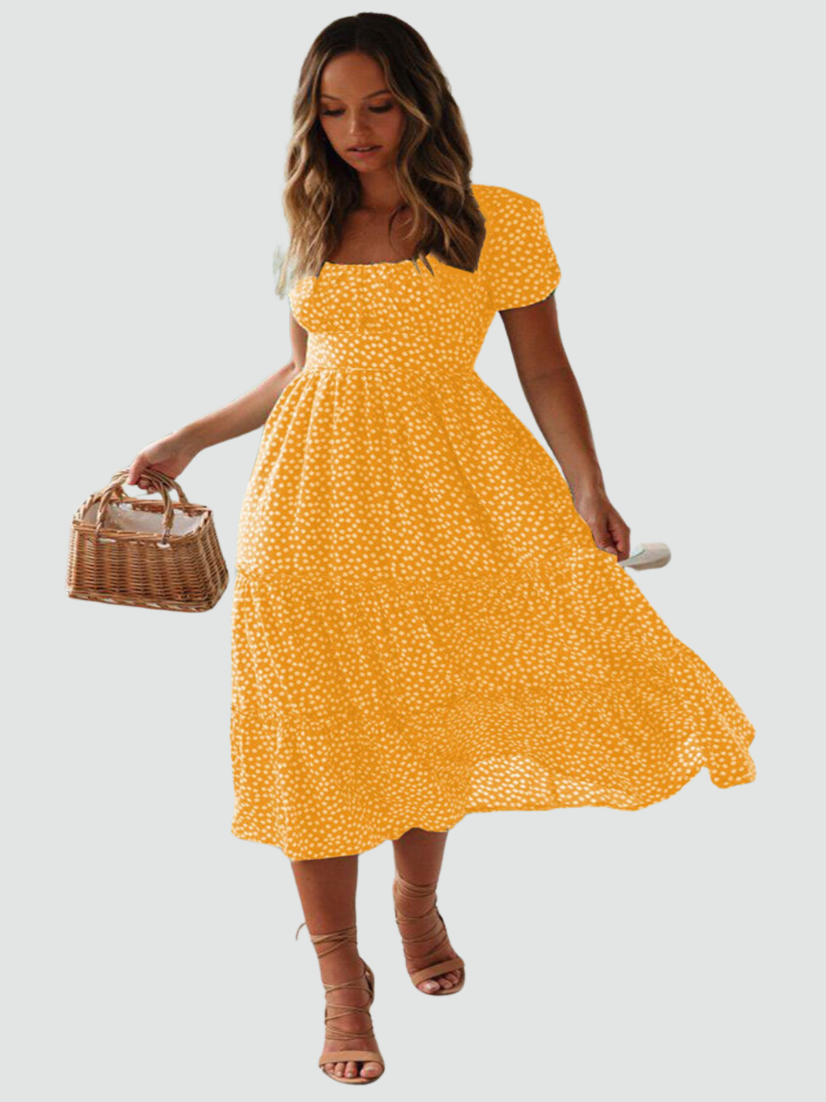 Timeless Vintage Charm Midi Dress