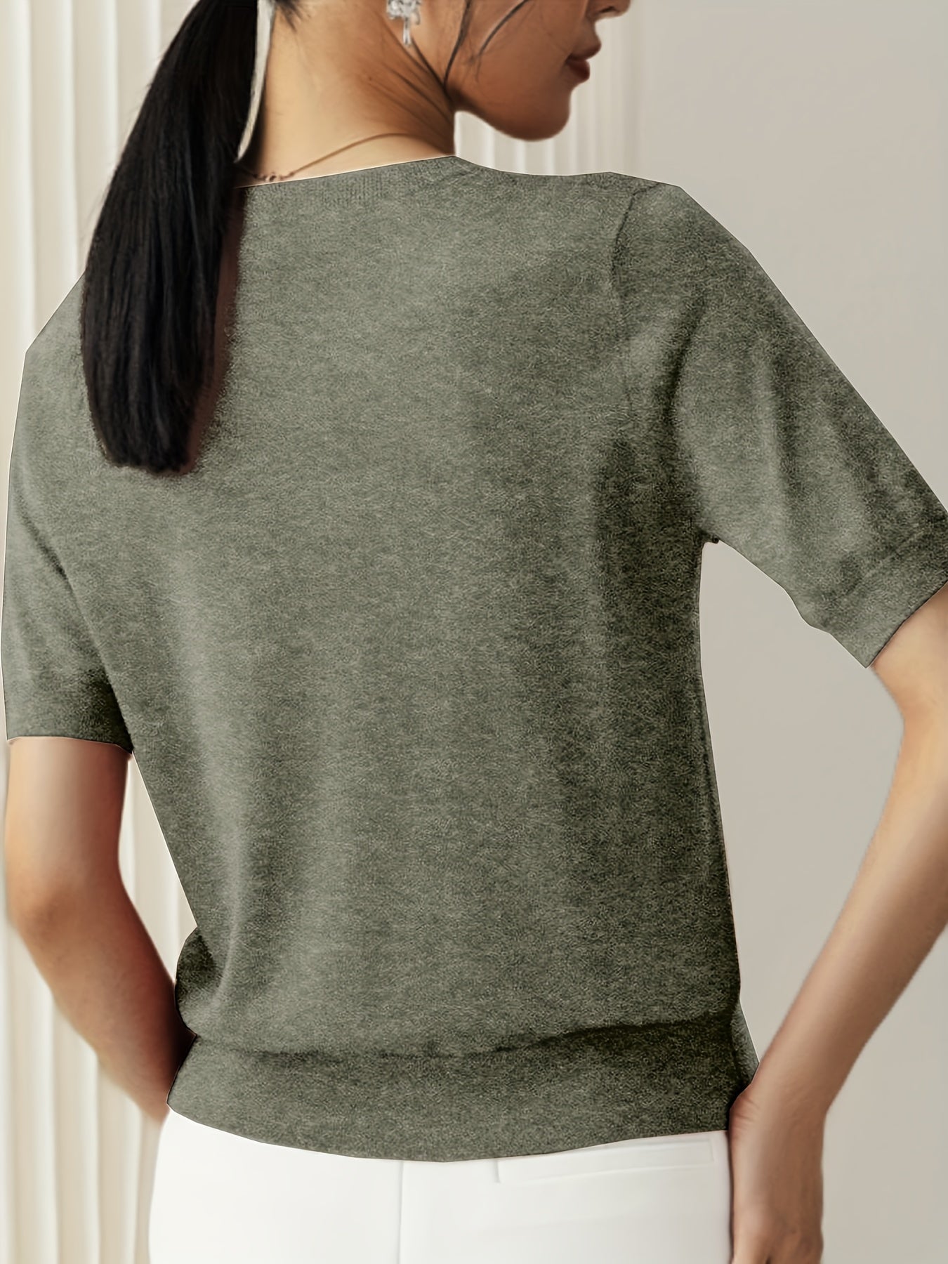 Flattering Cashmere-Blend Sweater