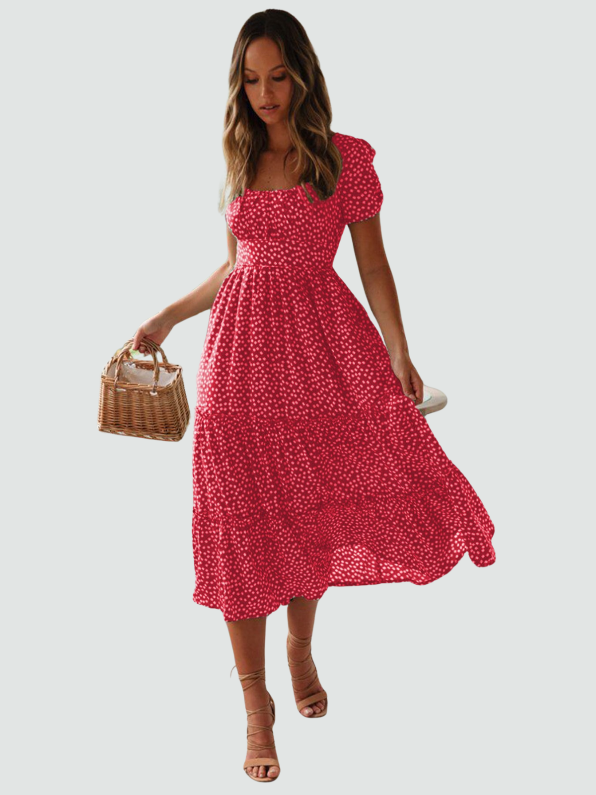 Timeless Vintage Charm Midi Dress