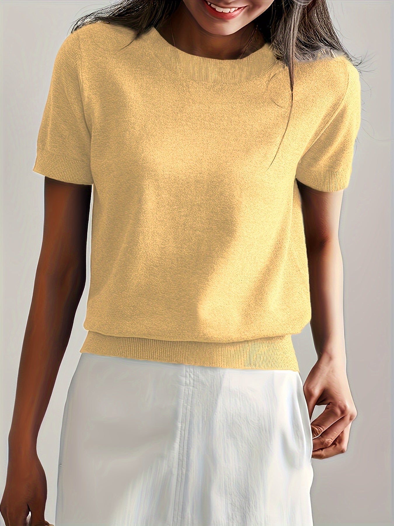 Flattering Cashmere-Blend Sweater