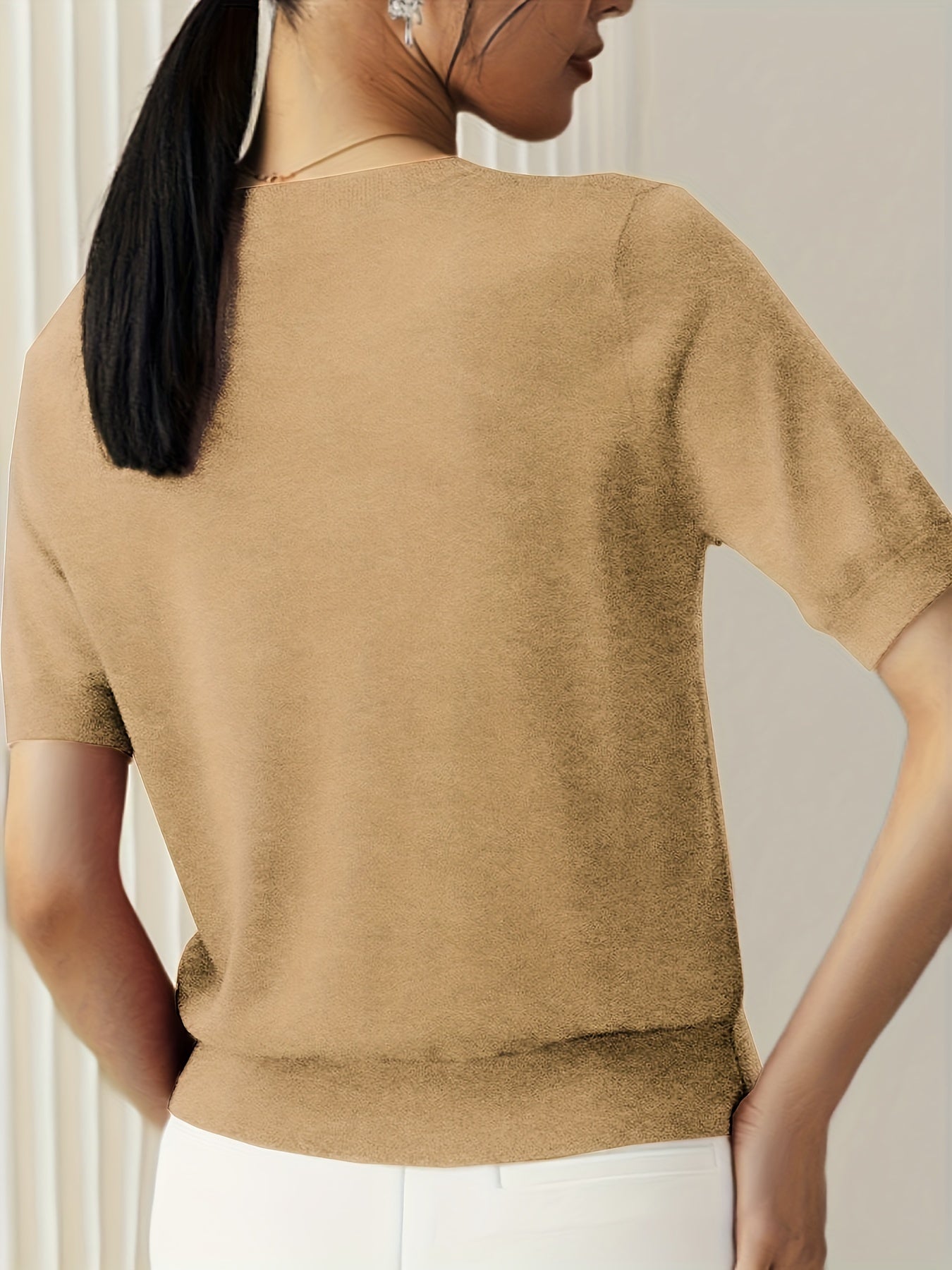 Flattering Cashmere-Blend Sweater