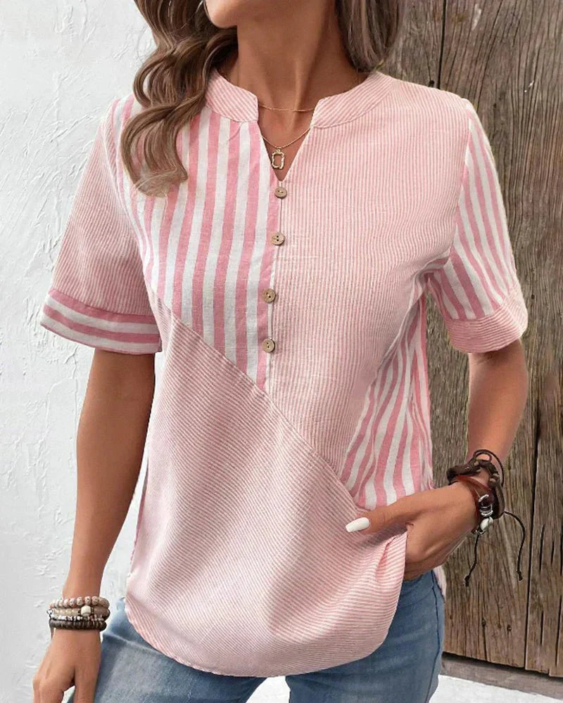 Soft-Stripes Blouse