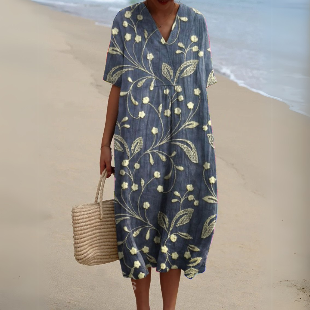 Radiant Floral Summer Dress