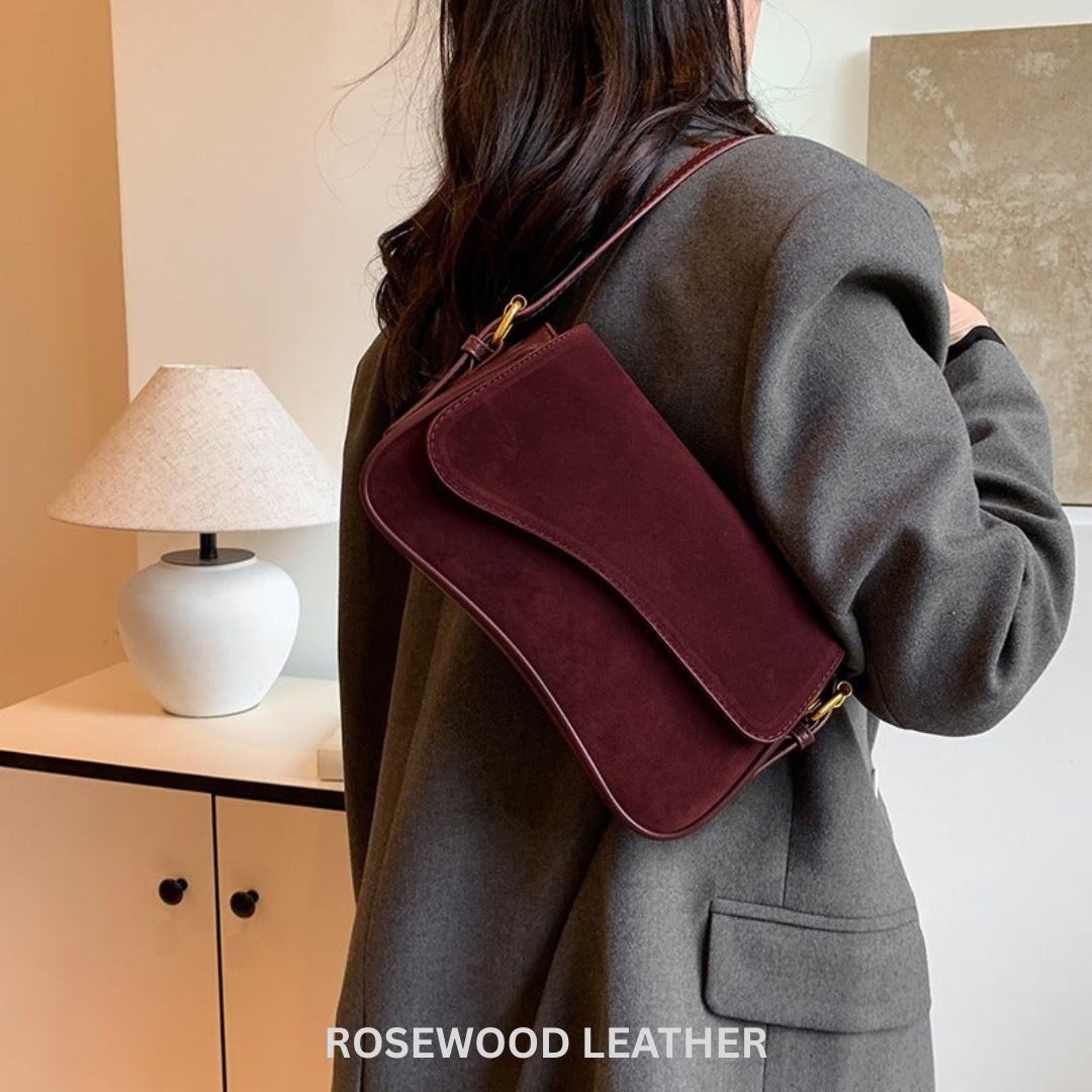 Suede-Luxe Shoulder Bag