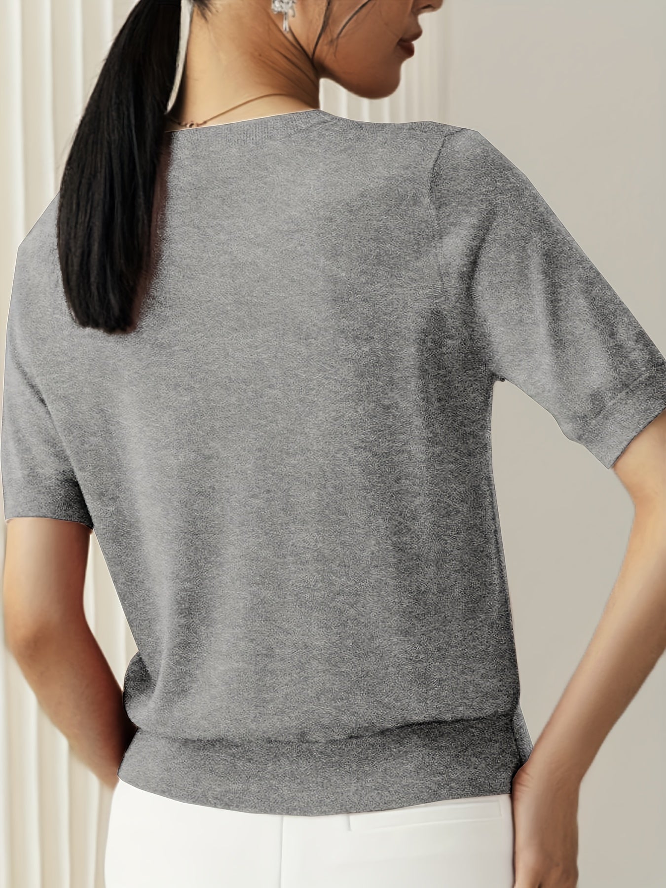 Flattering Cashmere-Blend Sweater