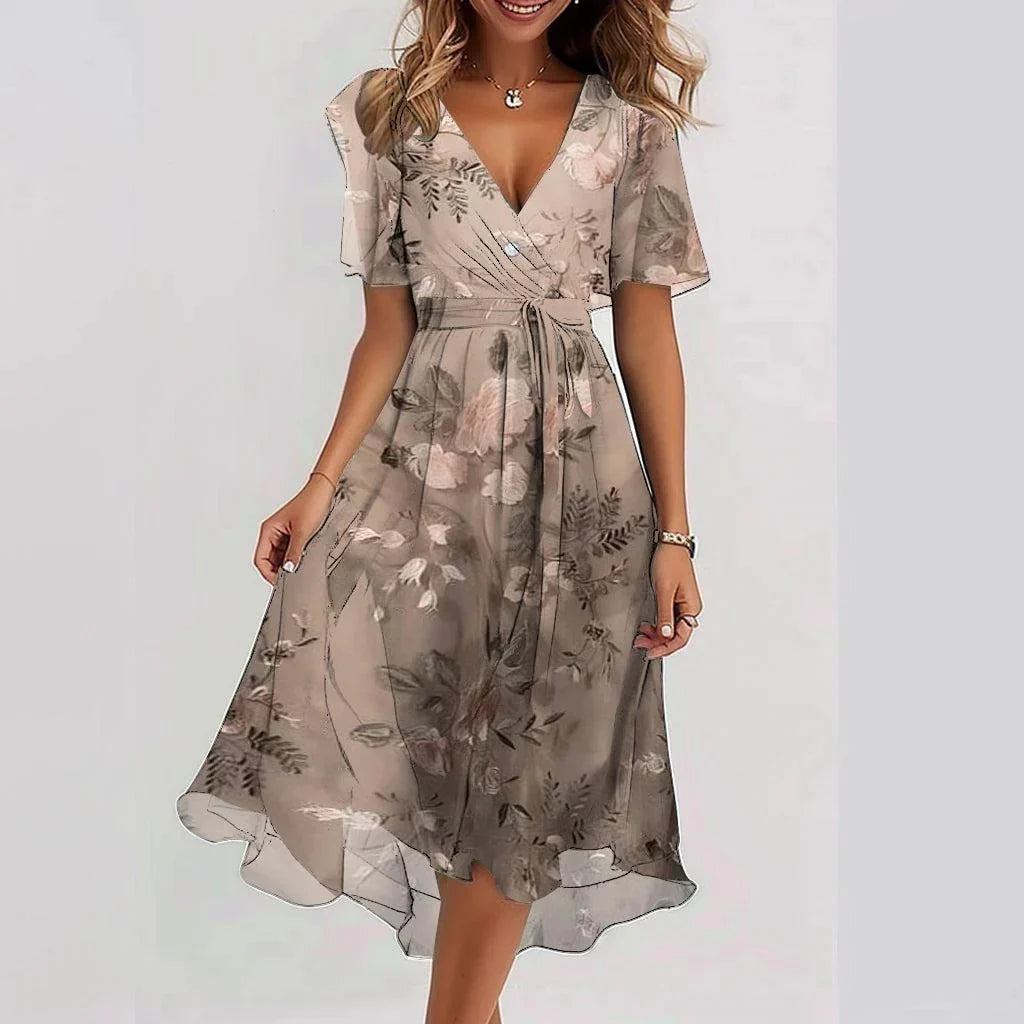 Chic Versatile Short Sleeve Dress