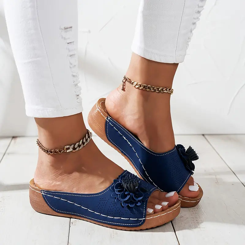 All-Day Floral Comfort Sandals