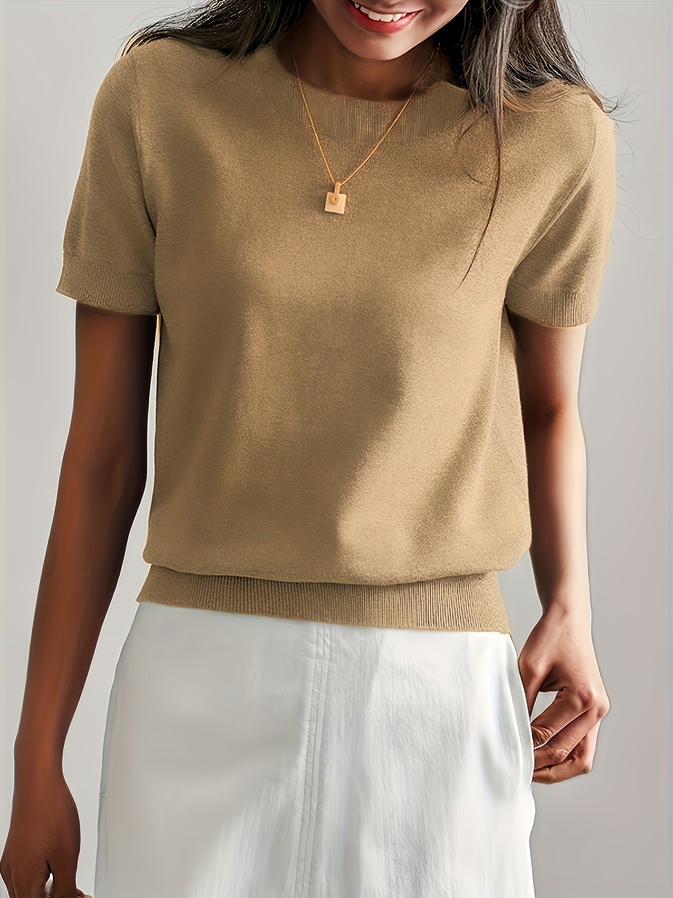 Flattering Cashmere-Blend Sweater