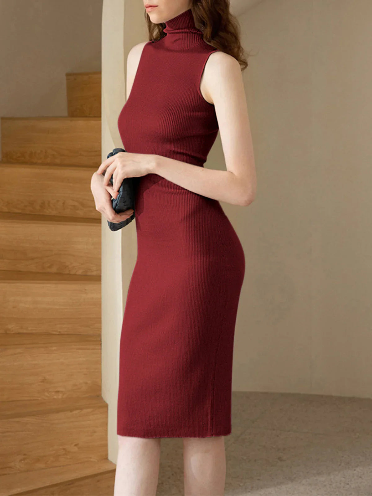 Effortlessly Chic Turtleneck Dress