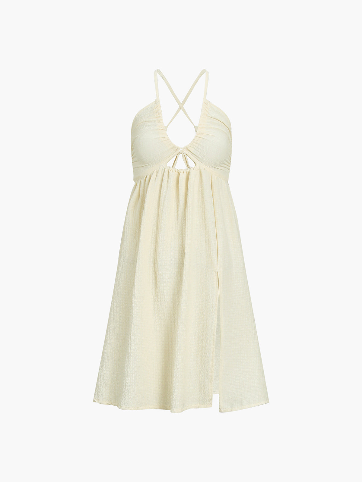 Flattering Backless Midi Dress
